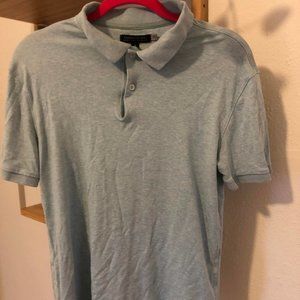 Banana Republic Slim-Fit Luxe Touch Performance Golf Polo (Light Blue)